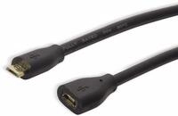 LOGILINK MicroUSB-Verl&auml;ngerung CU0120, 0,5 m