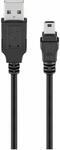 GOOBAY USB 2.0 Hi-Speed Kabel A/miniB 93623 1,5m schwarz