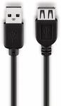 GOOBAY USB 2.0 Hi-Speed Verl&auml;ngerung, A/A, 68904, 3 m, schwarz