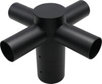 ENOVALITE Stra&szlig;enleuchten Adapter ELED900308, 4-fach, 80:60 mm, schwarz