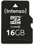 INTENSO MicroSDHC Card 16 GB