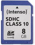 INTENSO SDHC Card 3411460, 8 GB, Class 10