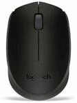 LOGITECH Funkmaus B170, optisch, 1000 dpi, schwarz
