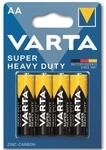 VARTA Batterie Zink-Kohle, Mignon, AA, R06, 1.5V, Superlife, 4 St&uuml;ck