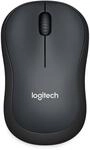LOGITECH Funkmaus M220 Silent, 1000 dpi, anthrazit, 3 Tasten