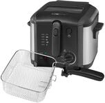CLATRONIC Fritteuse 2,5L (&Ouml;l) FR 3649, antihaftbeschichtet, 1600W, schwarz