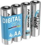 ANSMANN Digital NiMH Akku Mignon AA Typ 2850mAh 4 St&uuml;ck