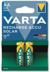 VARTA Akku NiMH, Mignon, AA, HR06, 1.2V/800mAh, Solar, 2er Pack