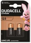 DURACELL Lithium-Batterie CR123A, 3V, Ultra Photo, 2 St&uuml;ck