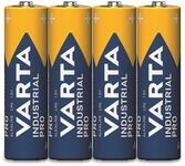 VARTA Batterie Alkaline, Mignon, AA, LR06, 1.5V, Industrial Pro, 4 St&uuml;ck