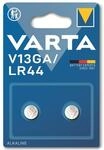 VARTA Knopfzelle Alkaline, LR44, 1.5V V13GA, 1.5V, 2 St&uuml;ck