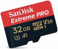 SANDISK microSDHC Speicherkarte Extreme Pro, 32 GB, UHS-I U3
