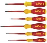 WIHA Schraubendreher-Set, 38362, SoftFinish&reg; electric slimFix, 6-tlg.