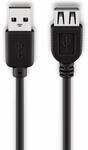 GOOBAY USB 2.0 Hi-Speed Verl&auml;ngerung, A/A, 68622, 0,3 m, schwarz