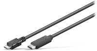 GOOBAY USB 2.0 Adapterkabel Micro-B/C, 1 m