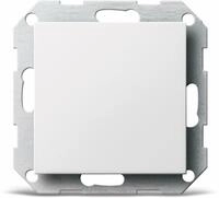 GIRA Blindabdeckung System 55, 026803, reinwei&szlig;, gl&auml;nzend