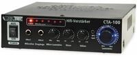 CHILITEC Mini-HiFi-Verst&auml;rker CTA-100, schwarz