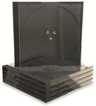 MEDIARANGE CD-Leerh&uuml;llen, Standard, 5er Pack, schwarz/transparent