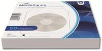 MEDIARANGE CD-Papiertaschen, 50er Pack