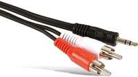 S-IMPULS Audio-Adapterkabel Klinke 3,5 mm auf Cinch, 5 m