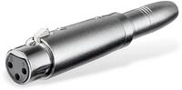 GOOBAY XLR-Adapter, XLR-Kupplung/Klinkenkupplung 6,3 mm mono