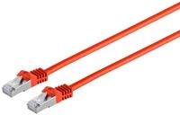 S-IMPULS RJ45 Patchkabel mit CAT.7 Rohkabel PIMF rot 1,5m