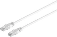 S-IMPULS RJ45 Patchkabel mit CAT.7 Rohkabel PIMF wei&szlig; 1,5m
