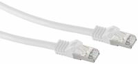 S-IMPULS RJ45 Patchkabel S/FTP (PIMF), m. CAT.7 Rohkabel, 5 m, wei&szlig;