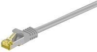 GOOBAY RJ45 Patchkabel S/FTP (PIMF), m. CAT.7 Rohkabel, grau, 5 m
