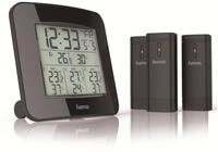 HAMA Funk-Wetterstation EWS Trio, schwarz