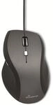 MEDIARANGE USB-Maus MROS202, 5 Tasten, schwarz/grau