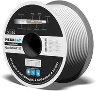 MEGASAT Koaxialkabel Quad Shield 120, 110 dB, 100 m