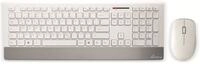 MEDIARANGE Funk-Tastatur- und Maus-Set MROS106, QWERTZ, wei&szlig;/silber