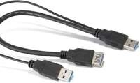 GOOBAY USB 3.0 Y-Stromversorgungskabel, 0,3 m