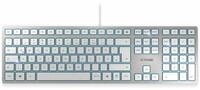 CHERRY Tastatur KC 6000 Slim, silber