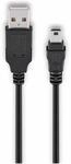 GOOBAY USB 2.0 Hi-Speed Anschlusskabel A/B, 50768, 3 m, schwarz