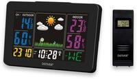DENVER Wetterstation WS-540, schwarz, mit Farbdisplay
