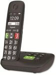 GIGASET Telefon E290A, schwarz, mit Anrufbeantworter