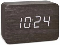 TFA Digitaler Funkwecker Clocco, schwarz, wei&szlig;e LED