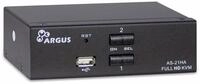 INTER-TECH KVM-Switch AS-21HA, HDMI, Metall, 2 Ports