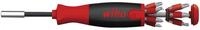 WIHA Schraubendreher mit Bitmagazin, 38605, LiftUp 25, magnetisch, inkl. 12 Bits