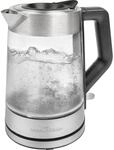 PROFI COOK Wasserkocher PC-WKS 1190 G inox LED, 1,7 L, 2200 W, Glas