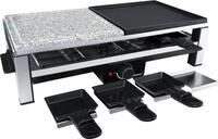 STEBA Multi Raclette RC 108, Naturstein & Alu-Druckguss, Grillfl&auml;che 50 x 25 cm