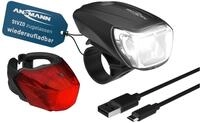ANSMANN LED-Fahrrad-Beleuchtungs-Set, 1600-0254