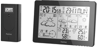 HAMA Wettervorhersage-Center "Meteotime", schwarz