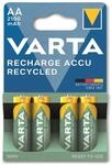 VARTA Akku NiMH, Mignon, AA, HR06, 1.2V/2100mAh, Accu Recycled, Pre-charged, 4er Pack