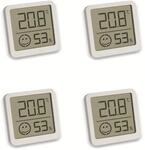 TFA Digitales Thermo-Hygrometer 30.5053.02.04, 4 St&uuml;ck, wei&szlig;