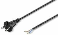 GOOBAY Universal Staubsauger Anschlusskabel, 7,5 m, schwarz