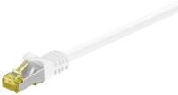 GOOBAY RJ45 Patchkabel S/FTP (PIMF), m. CAT.7 Rohkabel, wei&szlig;, 5 m