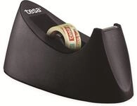 TESA film&reg; Tischabroller Curve + film&reg; transparent, 1 Rolle 10m:19mm,